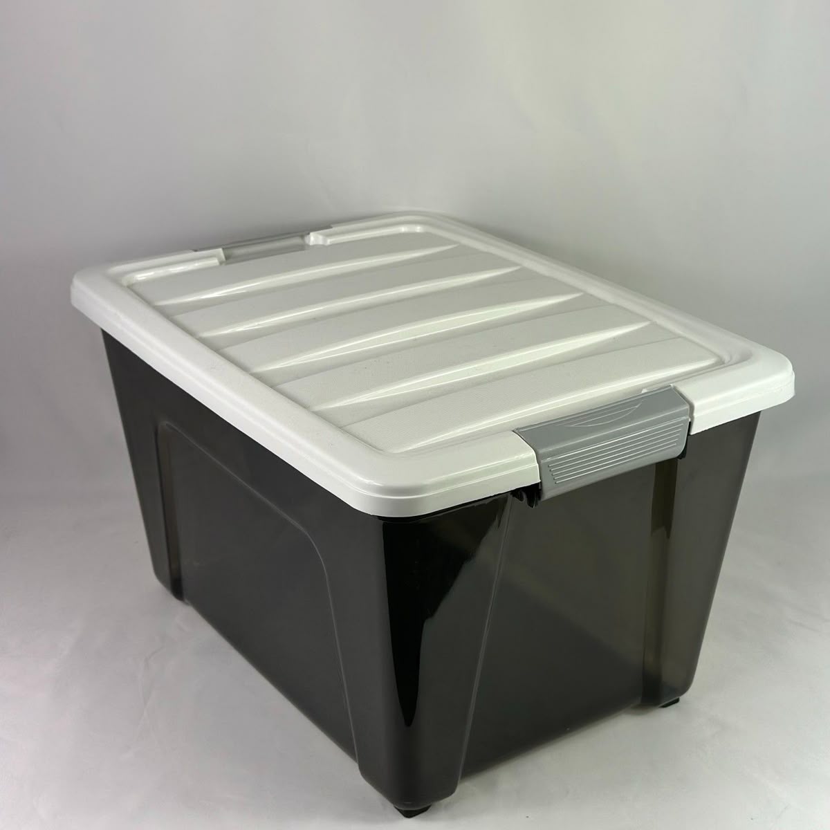 Versatile Black & White Storage Bin